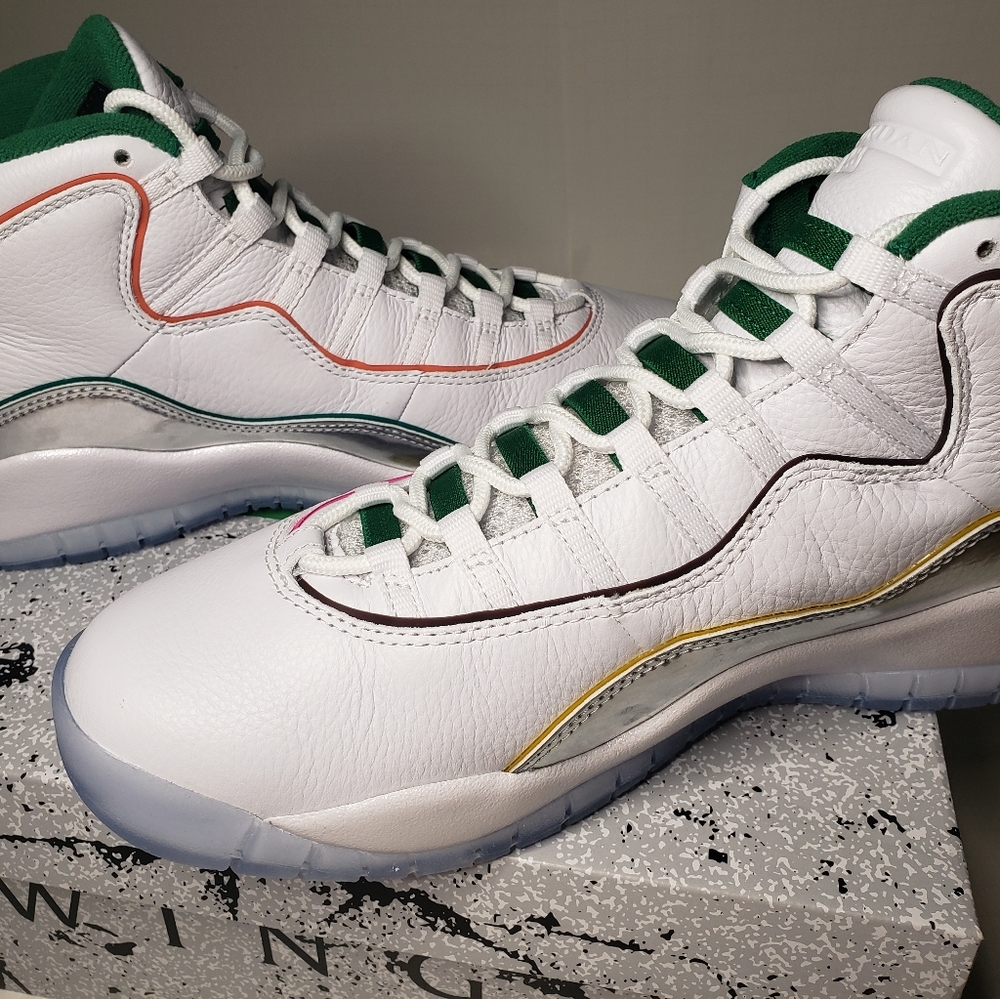 AIR JORDAN 10 RETRO 'WINGS' MENS 11.5 [CK4352-103] - Picture 7 of 16